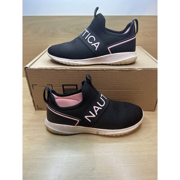 Nautica Kids girls size 3 Alois Pink Black ATHLETIC - Picture 1 of 11